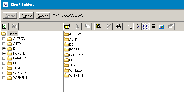client folders ex