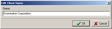 edit client name