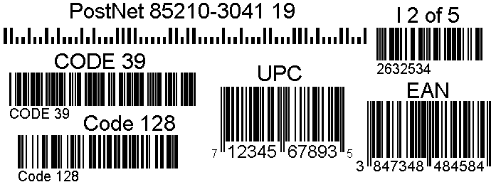 BarCode Examples