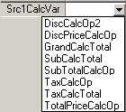 CalcOp Src1CalcVar