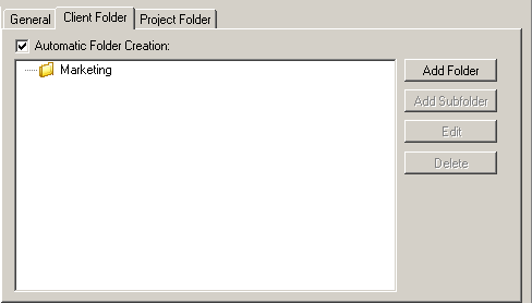 client folder