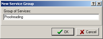 new service group