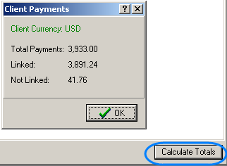 payment totals