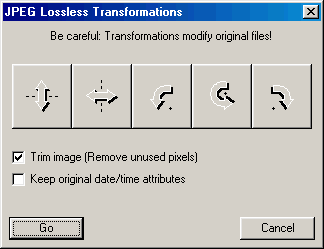 JPEG Lossless Transformations
